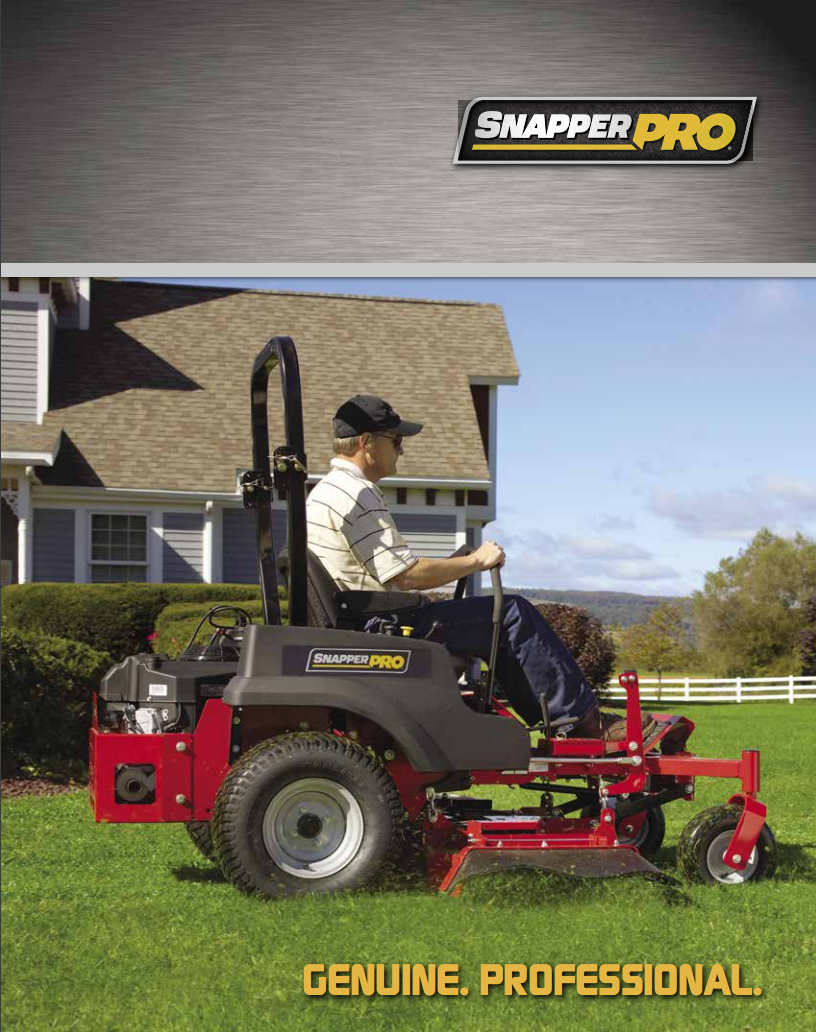 Snapper Pro 2016 Catalog